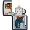 Zippo 2024 Zippo Queen Design, Navy Matte ZIP-48723 - alternate 3
